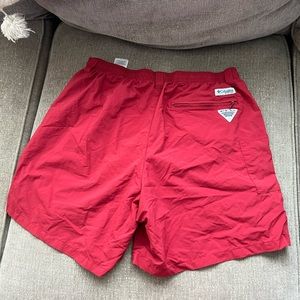 Columbia. Mens swim shorts. Red. Excellent condition. Worn once.